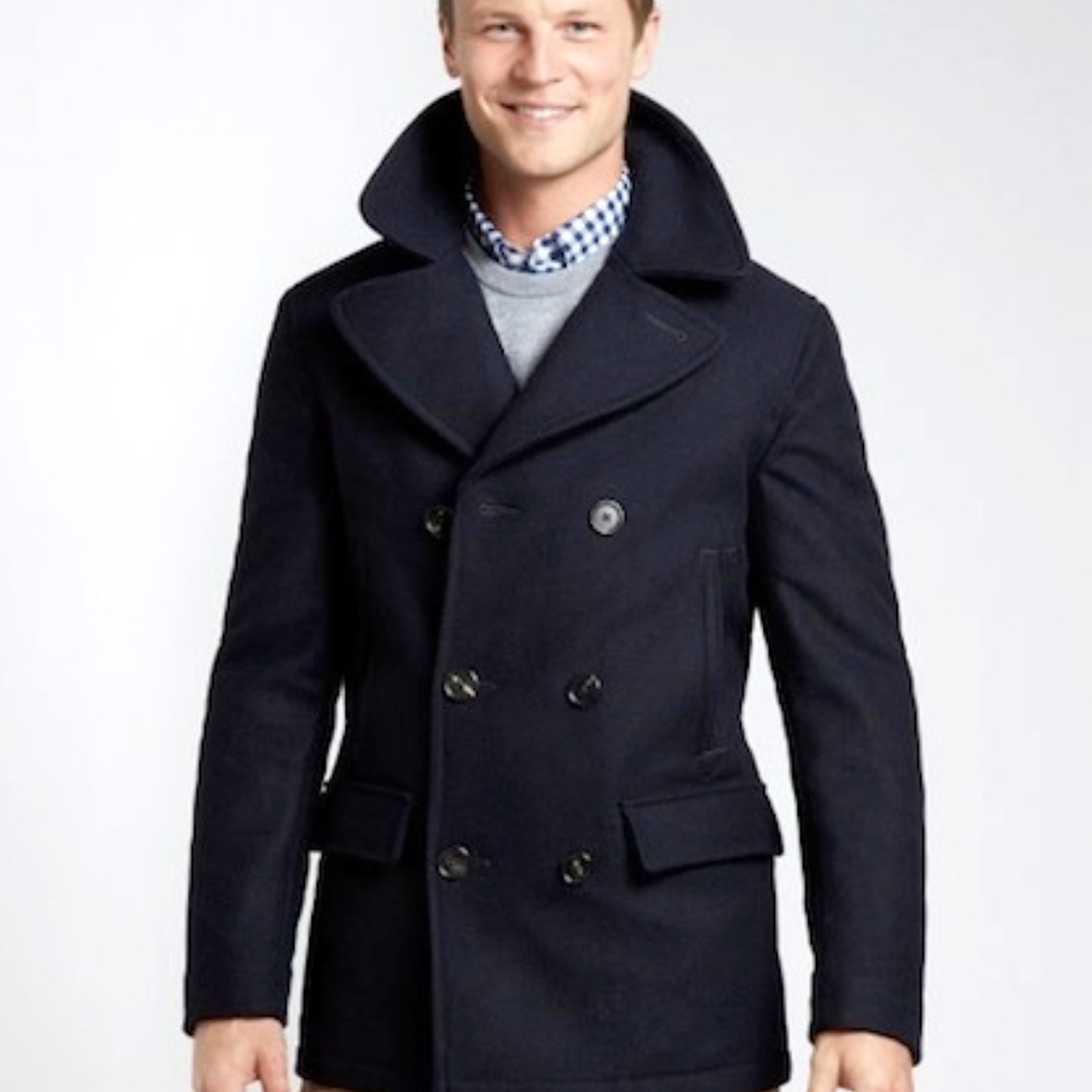 Charcoal Bonobos Halifax Wool Peacoat